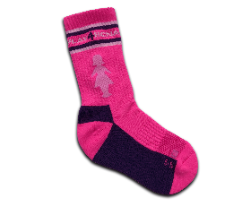 PLAY4BCNA Pink Sports Day Crew socks